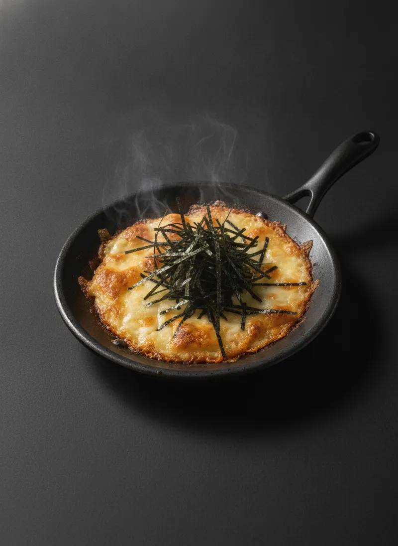 3種チーズの明太とろろ焼き
