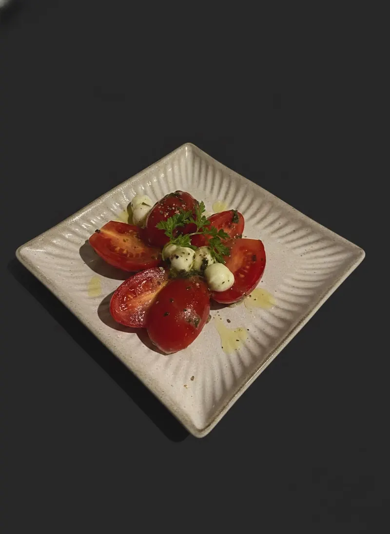 ミニトマトとモッツァレラのカプレーゼ
