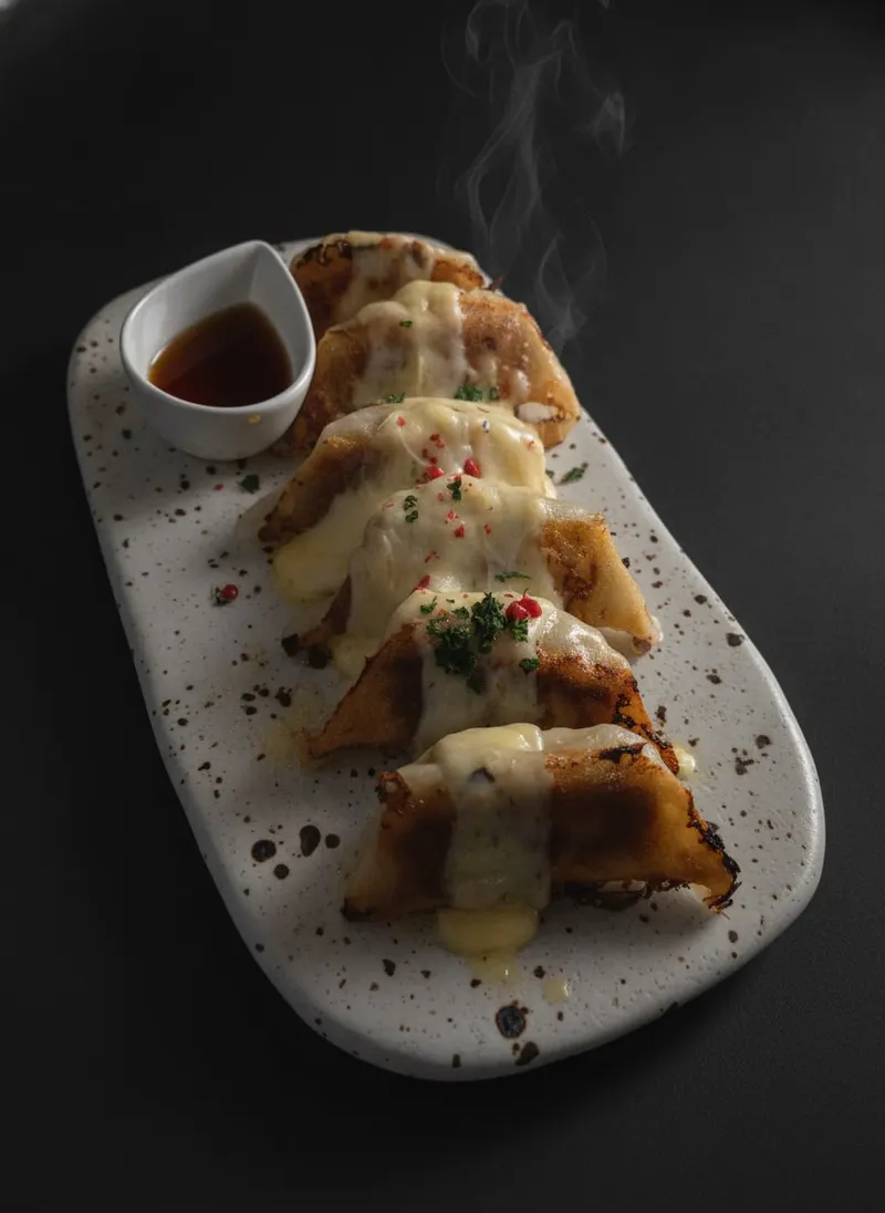 焼ギョーザ　とろとろチーズのせ