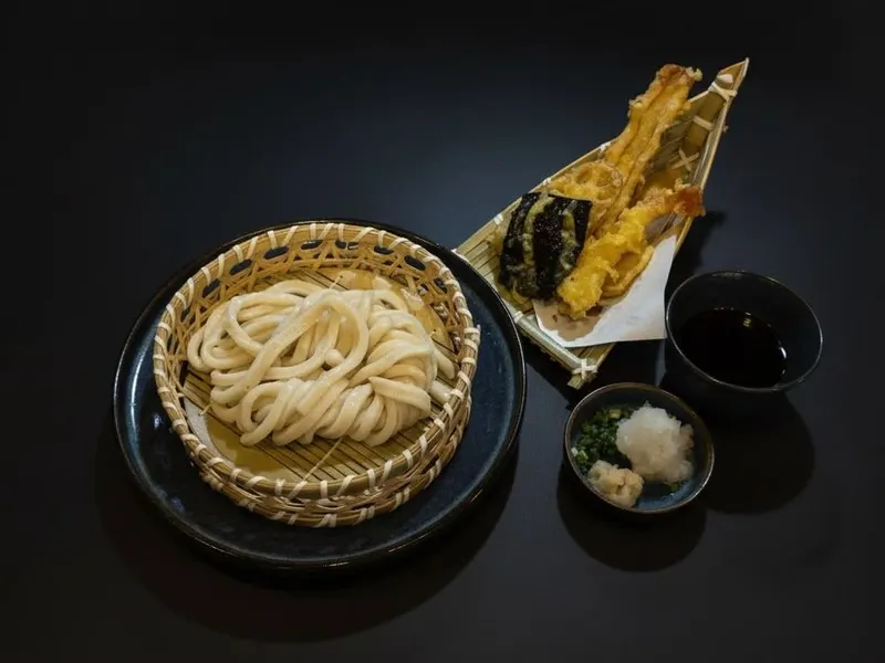 天ざるうどん