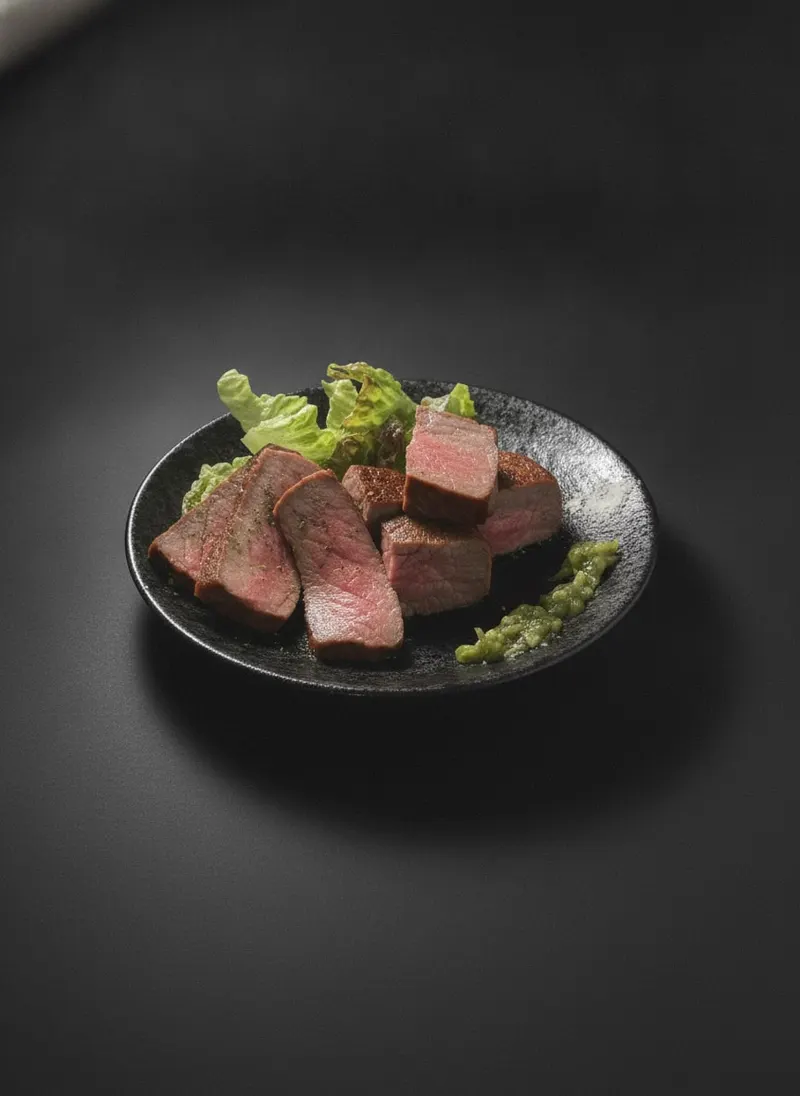 牛イチボのステーキ
