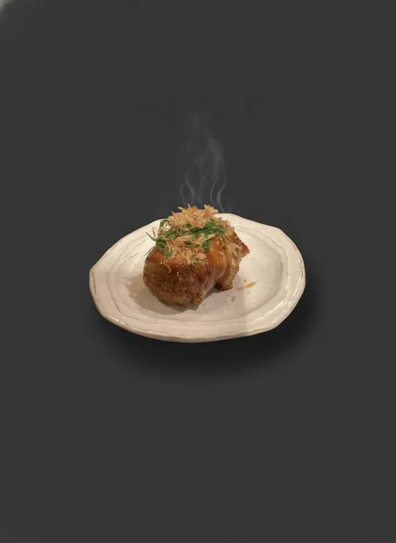 カチョエペペお握り肉巻き