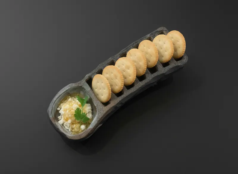 自家製リコッタチーズのはちみつかけ