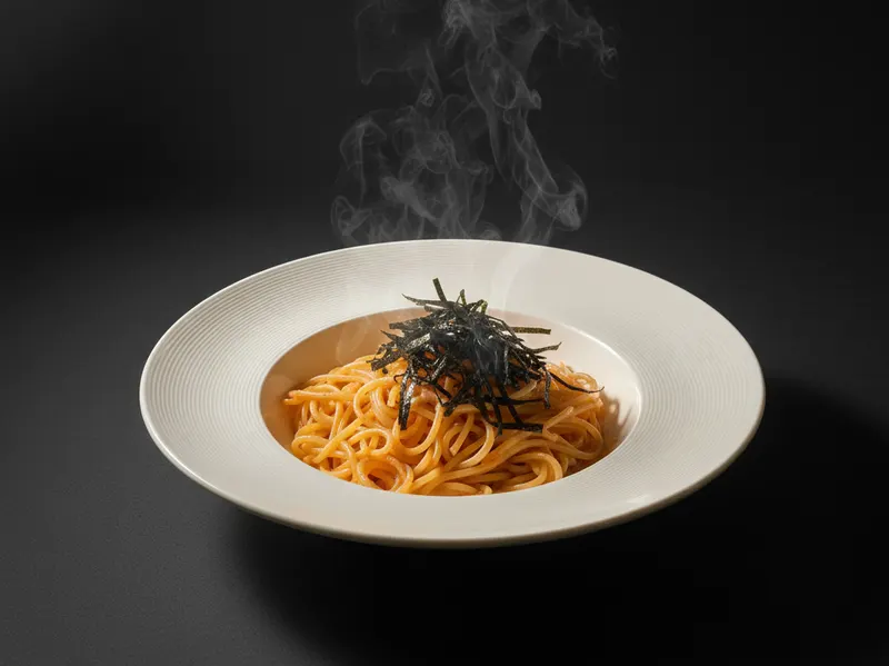 明太子と大葉の和風パスタ