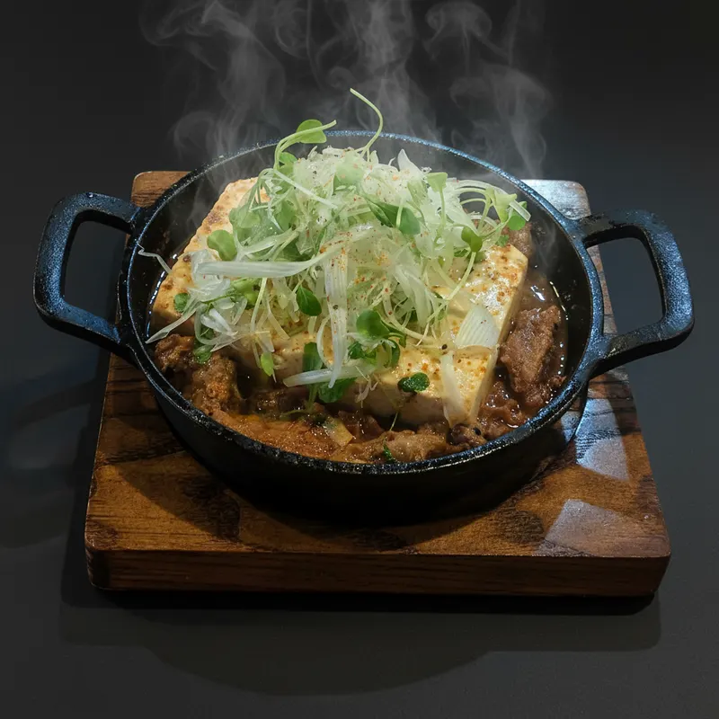 牛すじと豆腐の味噌煮込み