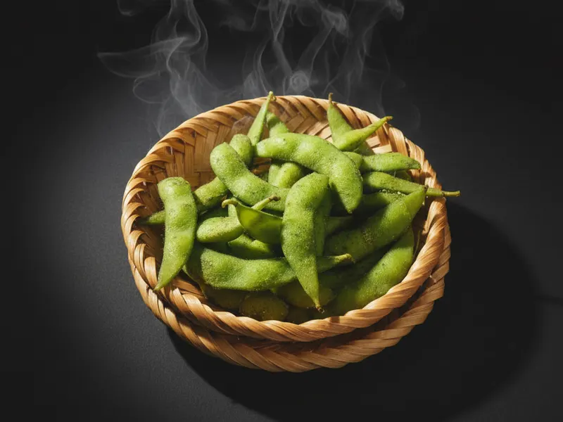 抹茶塩の枝豆