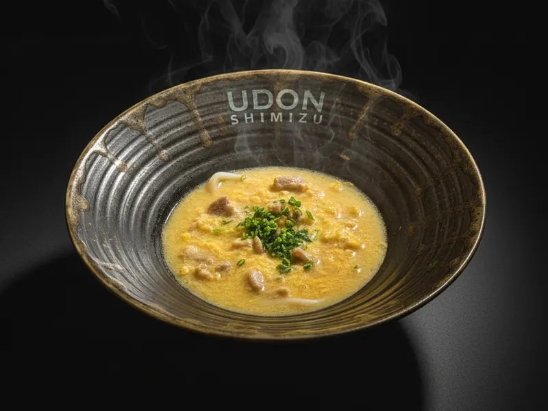 鶏と卵のあんかけうどん