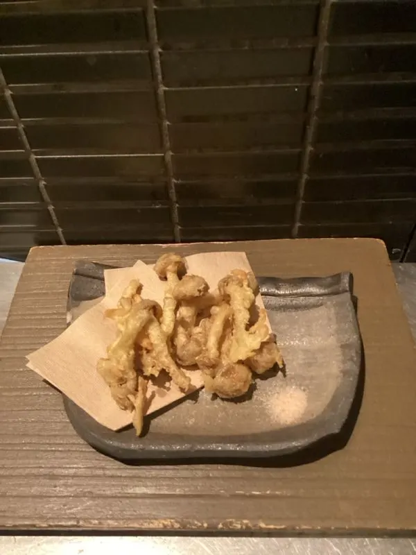 山なめこの天ぷら