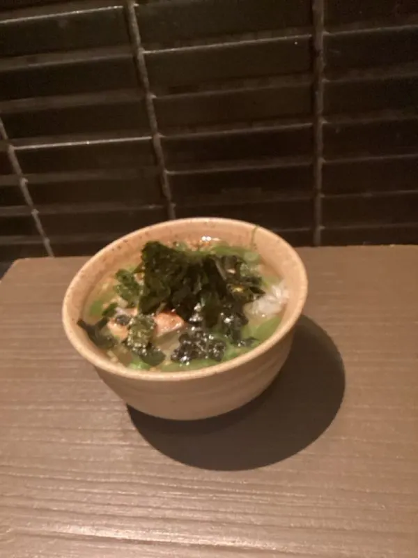 炭焼鮭の出し茶漬け