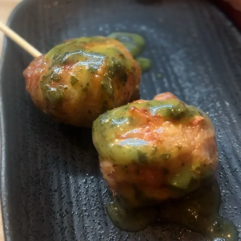 トマトとバジルの豚巻