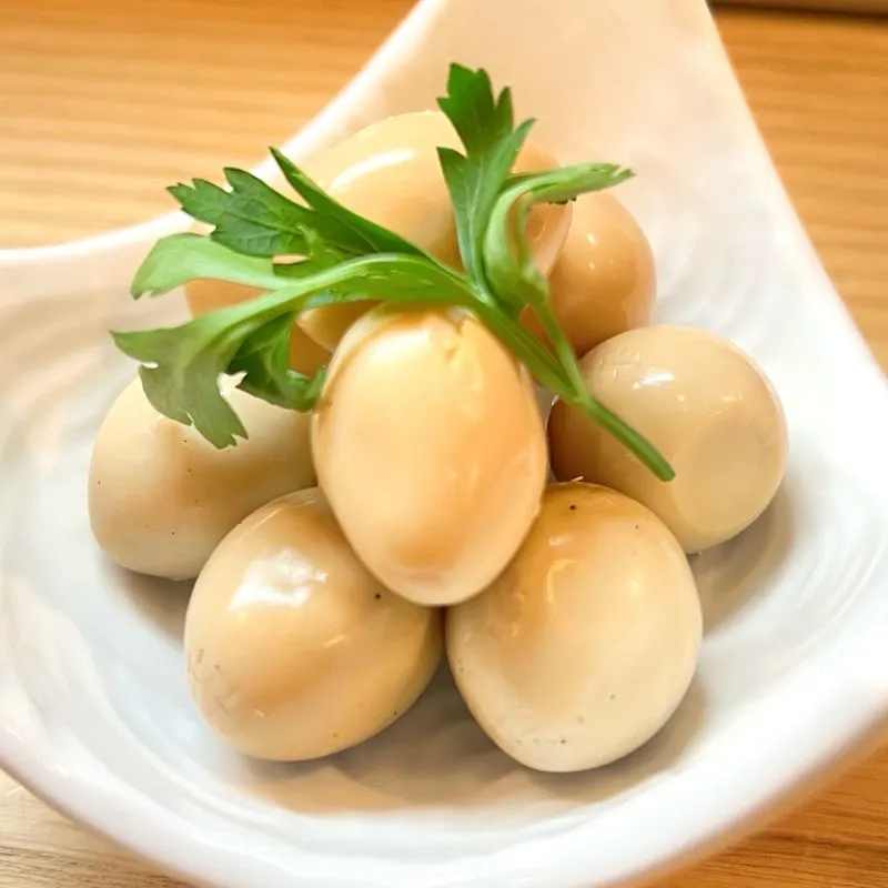 うずら玉子の燻製