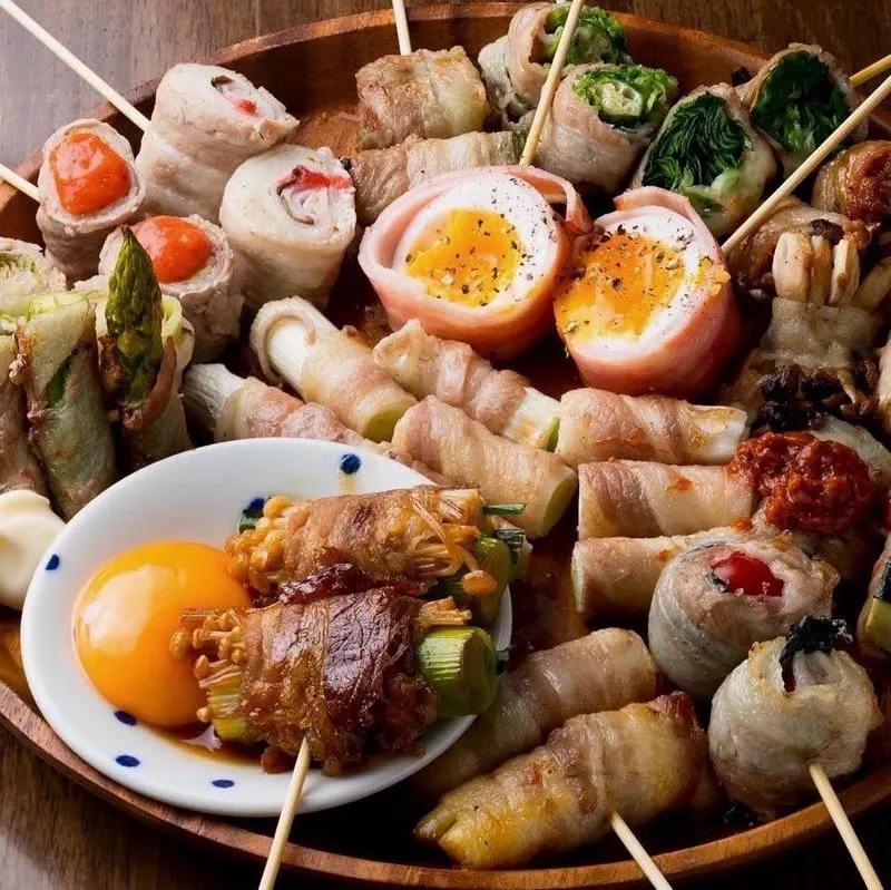 野菜肉巻き12種盛り