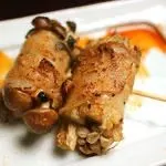 きのこの豚巻　バター醤油